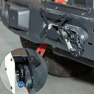 suporte de placa guincho off-road