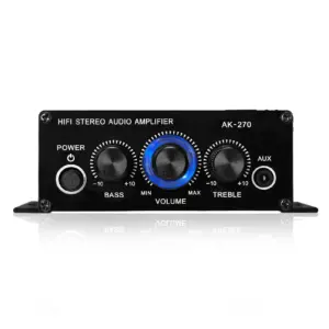 mini amplificador de áudio estéreo