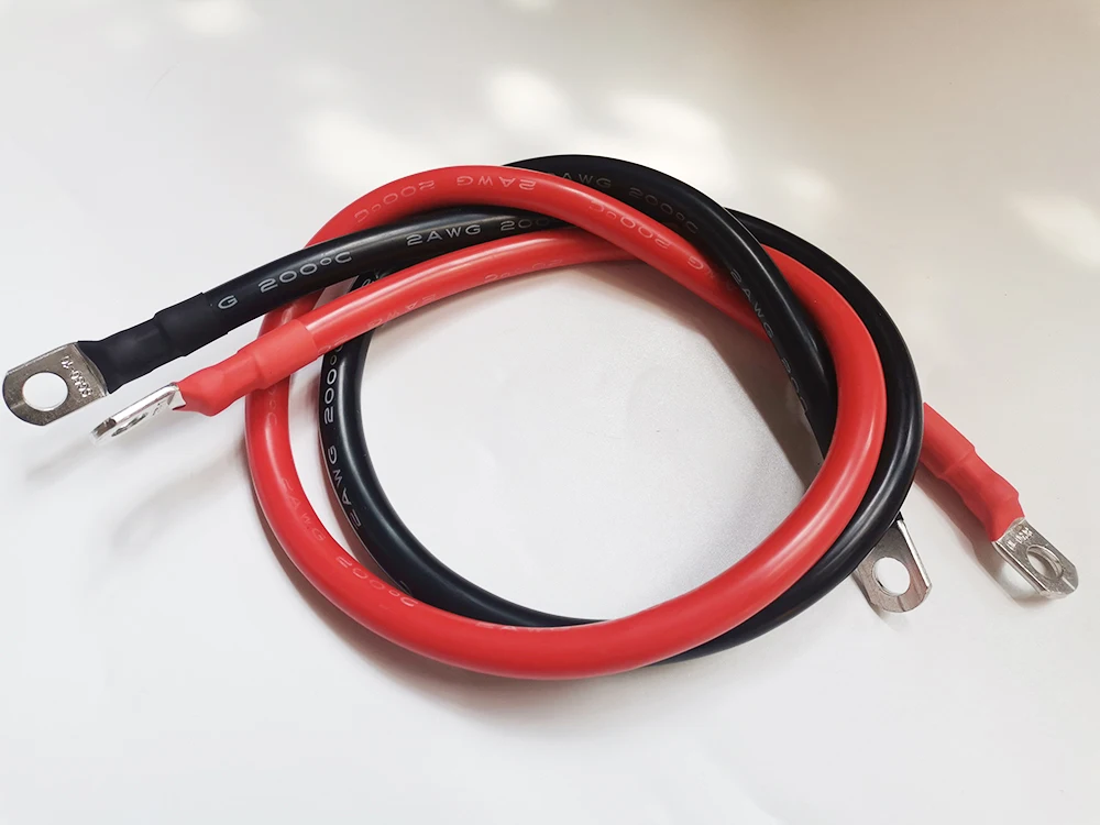 Cabo de Bateria Automotivo 8AWG a 0AWG Silicone Terminal Anel - Imagem 6