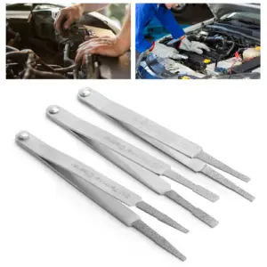 Kit Limpador de Terminais Elétricos 3 Peças para Conectores Automotivos