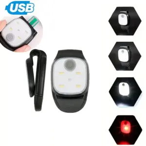 lanterna led clipe recarregável