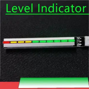 indicador nível bateria música led