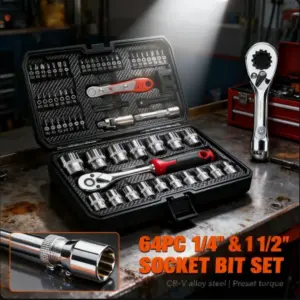 kit soquete catraca 3/8