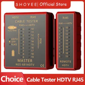 testador de cabo de rede lan rj45