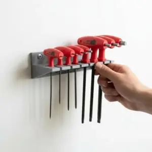 suporte gancho t painel perfurado