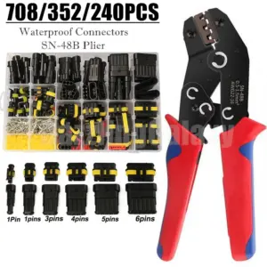 conector de fio automotivo 1 a 6 pinos