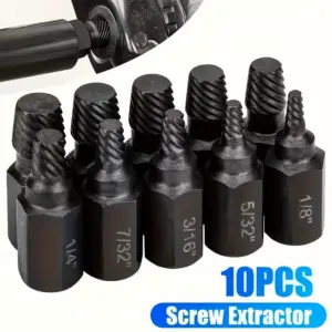 kit extrator de parafusos danificados