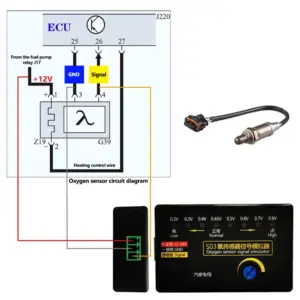 simulador sensor o2 4 fios