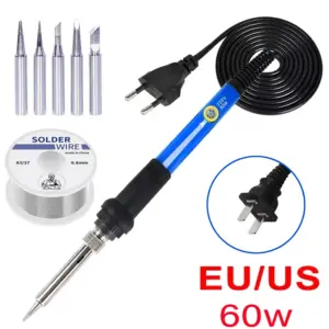 ferro de solda elétrico 60w temperatura ajustável
