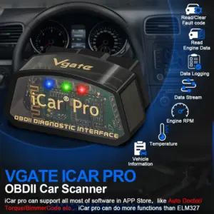 scanner automotivo vgate icar pro elm327