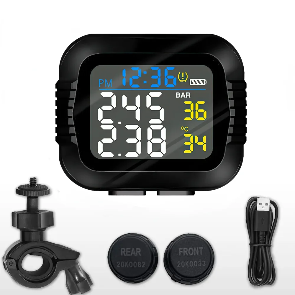 sistema tpms motocicleta 2 sensores