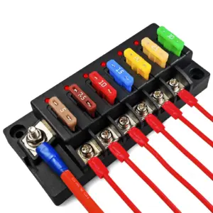 porta-fusíveis com led 12v