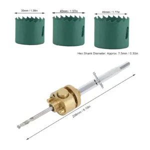 kit serra copo 7,5mm haste hexagonal