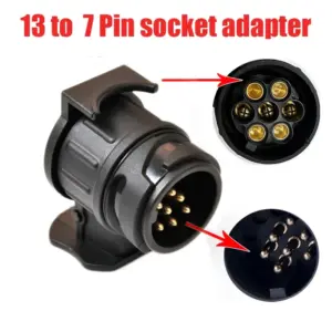 adaptador plugue 13 para 7 pinos 12v