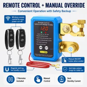 interruptor desconexão bateria automático 12v