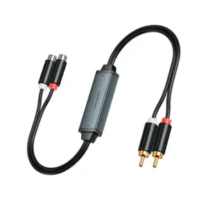 isolador de áudio rca filtro ruído