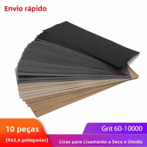 folhas de lixa úmida e seca 9x3.6 polegadas