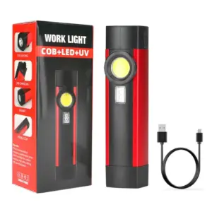 lanterna led cob recarregável usb