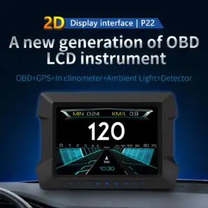 display hud obd2 gps p22