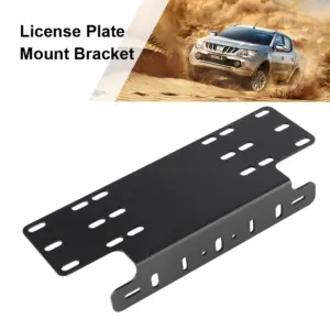 suporte placa dianteira universal alumínio