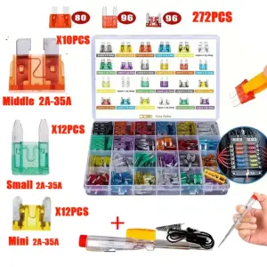 kit fusíveis mini lâmina automotivo
