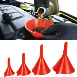 kit 4 funis plastico oleo automotivo