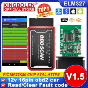 scanner automotivo elm327 obdii v1.5