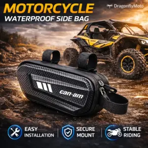 bolsa lateral rígida impermeável motocicleta