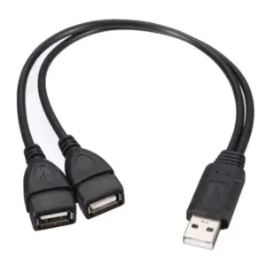 cabo adaptador divisor usb 2.0
