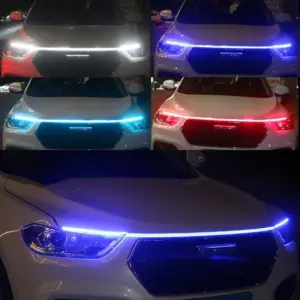 luz led drl capô carro 120cm