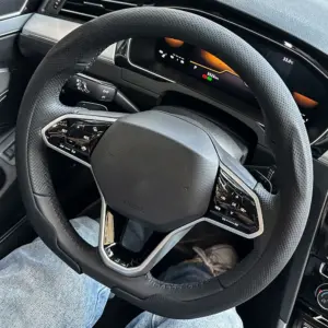 capa de volante couro corte d