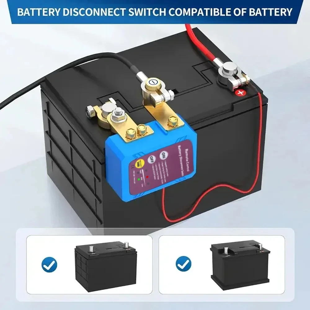 Interruptor Desconexão Bateria 12V 240A com Controle Remoto - Imagem 4