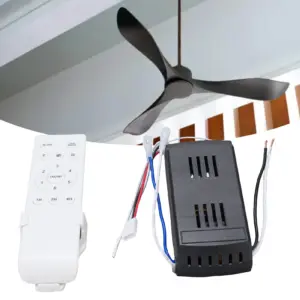 kit controle remoto ventilador teto 6 velocidades
