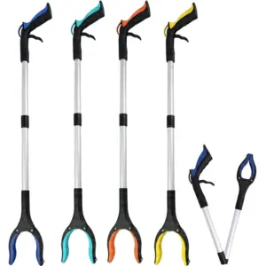 pegador extensor dobrável