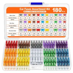 kit sortido fusíveis automotivos