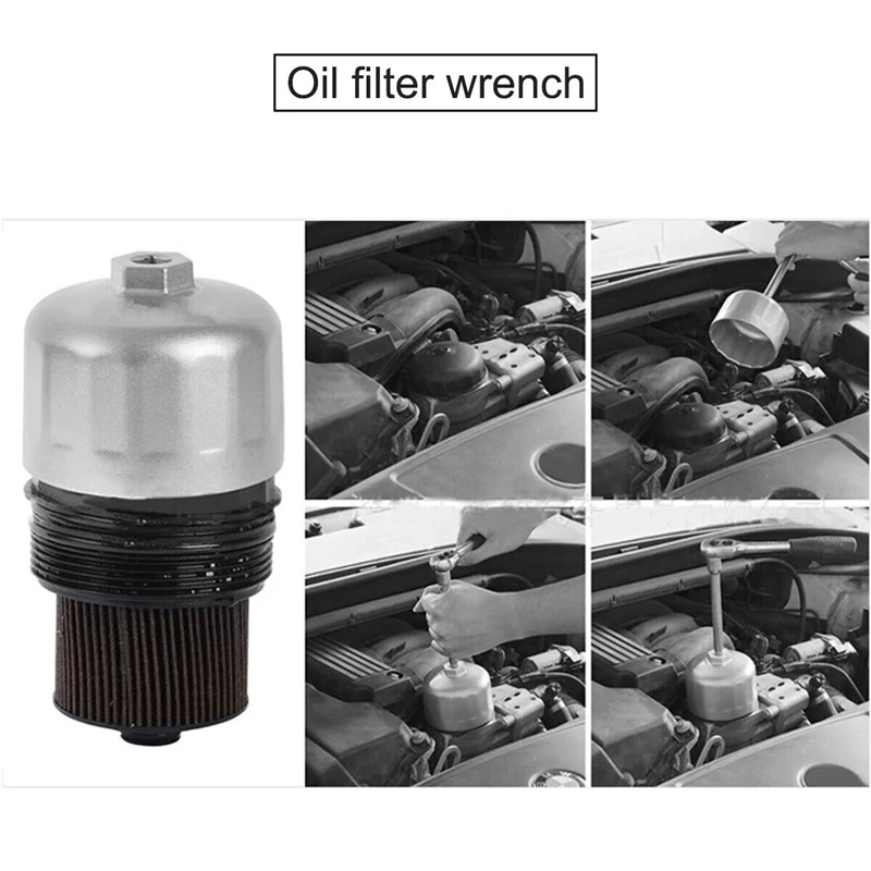 Chave para filtro de óleo 86mm 16 flautas para BMW e Volvo - Imagem 5