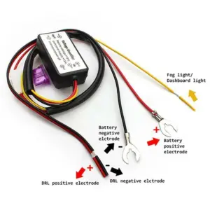 controlador drl led automático 12v