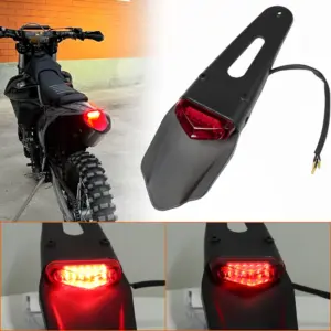 suporte placa moto led 12v universal