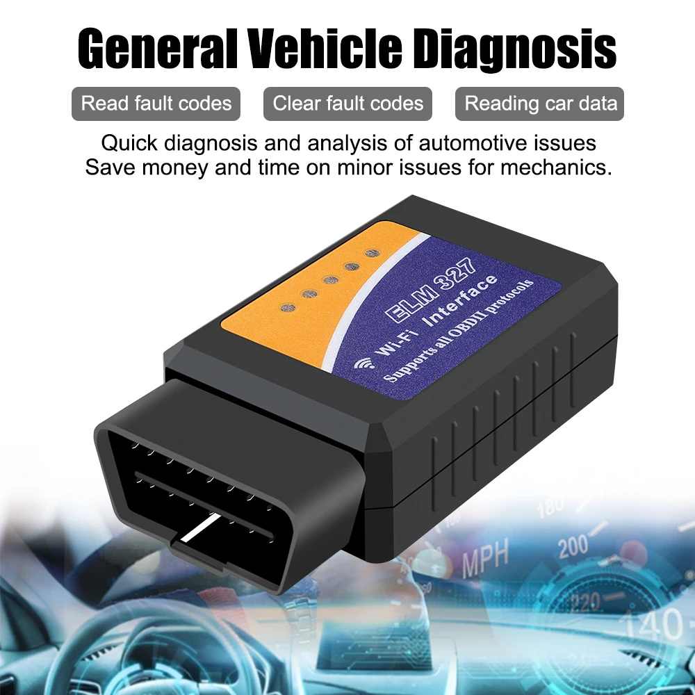 Scanner automotivo OBD2 ELM327 WiFi v1.5 - Imagem 4