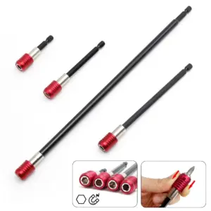 extensor de soquete haste hexagonal 1/4 polegada