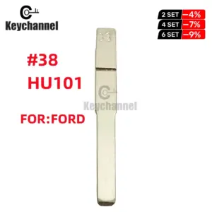 lâmina de chave automotiva hu101 38#