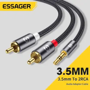 cabo rca estéreo 3.5mm 2rca