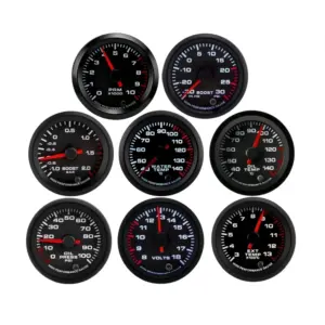 manômetro pressão óleo 52mm alarme