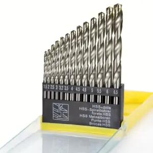 conjunto brocas m42 cobalto 13 peças