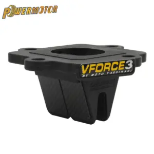 Válvula de Palheta de Fibra de Carbono VForce3 para Motocicleta