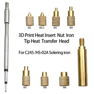 kit inserção porca hot melt c245/hs-02a