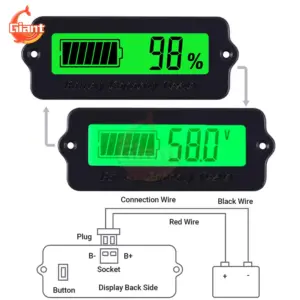 voltímetro digital tester dc 6-63v