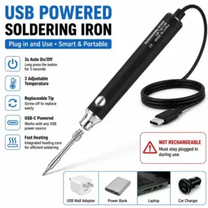 ferro de solda usb-c 8w
