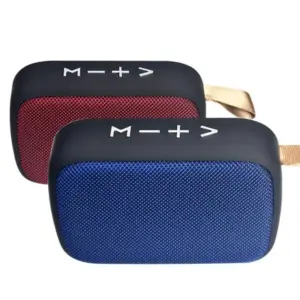 caixa de som bluetooth portatil tecido