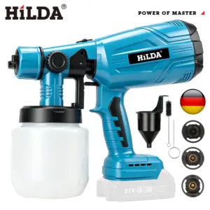 pistola pulverizadora elétrica 21v hvlp